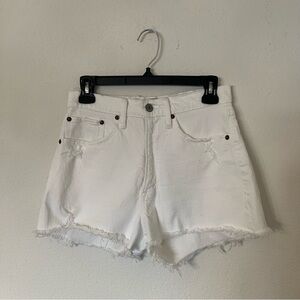 White Denim Abercrombie Shorts